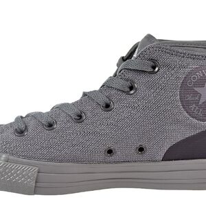 Converse Mens Concrete Gray Canvas Sneakers